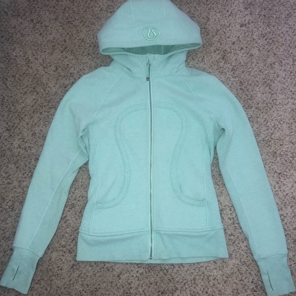 Lululemon scuba hoodie mint green